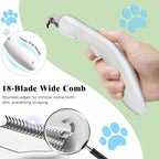 Undercoat Shedding Brush for Dogs & Cats – Professional Deshedding & Dematting - Image 5