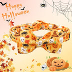 Halloween Dog Collar, Pet Collar Bow Fall Pet Collar Girl Boy Holiday Collar - Image 4