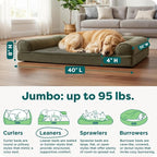 Furhaven Orthopedic Dog Bed for Large Dogs w/ Removable Bolsters & Washable - Image 3
