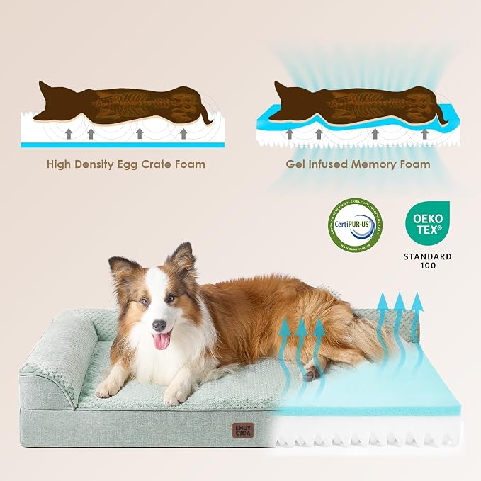 EHEYCIGA XXL Dog Bed Memory Foam, Orthopedic Giant Dog Bed Jumbo - Image 4