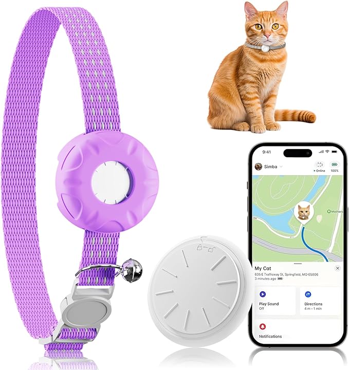 Cat Tracker, GPS Tracker Collar by HONGTOPH