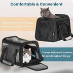 Airline Approved Cat Carrier, Soft-Sided Collapsible Pet Carrier - Image 7