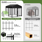 2PCS Dog Kennel Outdoor, Outside Dog Kennel - Image 4