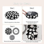 JOEJOY Donut Dog Bed Medium Size Dog, Cute Round Calming Pet Bed - Image 5