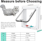 Cat Door for Windows, Pet Doors and Sliding Door, Safety Pet Door - Image 6