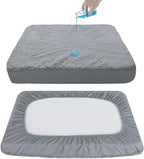 Dog Bed Covers 2 Pack Soft Plush Replacement Washable, Waterproof Pet Mattress - Image 4