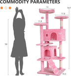 Cat Tree for Indoor Cats, Space Saving Cat Activity Center, Durable Pet Play - Image 6