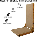 AGYM Cat Scratcher, 26 inch L Shape Cat Scratching Pad - Image 3