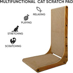 AGYM Cat Scratcher, 23 inch L Shape Cat Scratching Pad - Image 3