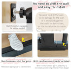 Lumizone Extra Tall Pet Gate 55.12" High Pressure Mounted 42.52"-46.64" Extra - Image 6