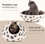 MEOWFIA Cat Cave – Premium Felt Cat Bed - Image 4