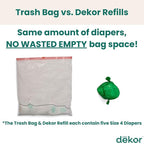 Diaper Dekor EKO Plus Diaper Pail Gift Set - Image 7