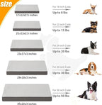 KSIIA Orthopedic Dog Bed, Egg Crate Foam Pet Mat - Image 6
