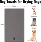 Microfiber Dog Towels for Drying Dogs, Super Absorbent and Soft Pet Grooming - Image 3