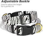 Reflective Dog Collar for Large Dogs, Cute Boho Adjustable Heavy-Duty Nylon - Image 6