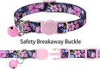 Cat Collar Breakaway with Bells, 3 Pack Girl Boy Pet Cat Collar with Bohemia - Image 2