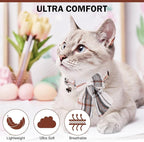 Cat Collar with Bells Breakaway, Bowtie Cat Collar - Image 5