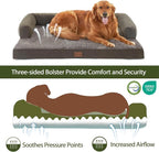 Orthopedic Dog Beds for Large Sized Dogs, Waterproof Egg Crate Foam Large Dog - Image 2