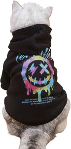QWINEE Dog Hoodie Shirt Sweatshirt by QWINEE
