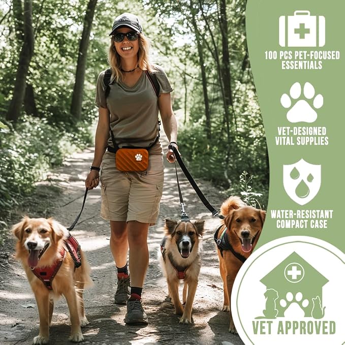 EVERLIT Pet Medic First Aid Kit | 95 Pcs Vet-Approved Medical, Outdoor & - Image 7