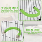 Rypet U Shape Parrot Perch Stand Toy - Image 5
