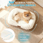Washable Dog Bed for Medium Dogs – Soft Plush Calming Puppy Bed - Image 4