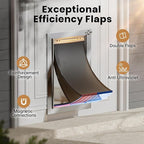 All Aluminum Dog Door, Rust Proof Heavy Duty Large Dog Door - Image 3