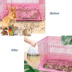 50 Pcs Disposable Rabbit Cage Liner Plastic Toilet Film Leak-Proof - Image 2