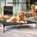 Veehoo Orthopedic Elevated Dog Bed + Removable Fluffy Pillow-Top Mat, Plush - Image 6
