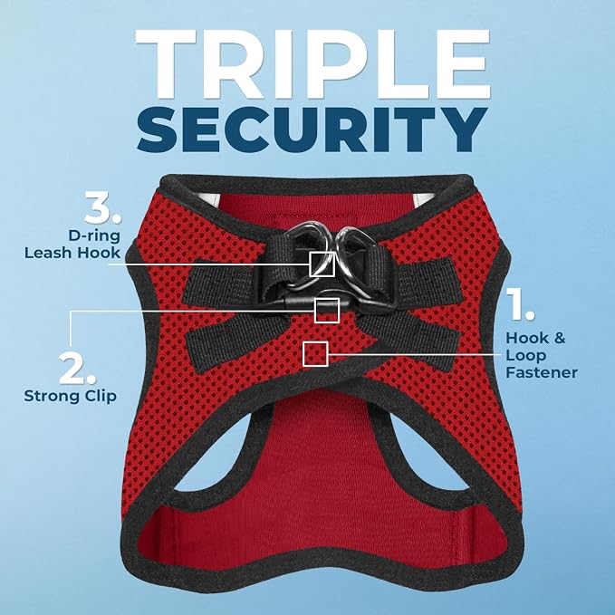 Best Pet Supplies Voyager Step-in Air All Weather Mesh Harness and Reflective - Image 2