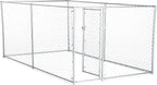 Lucky Dog Heavy Duty Outdoor Galvanized Chain Link Dog Kennel Enclosure - Image 6