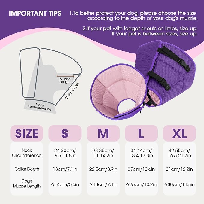 Dog Cone Collar After Surgery, Soft Cone - Image 2
