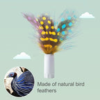 ORSDA 12 Pcs Feathers Replacement and Soft Furry Accessories ONLY Fits Cat Toys - Image 5