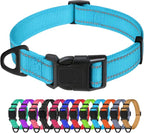 TagME Small Dog Collar, Adjustable Reflective Nylon Pet Collar by TagME