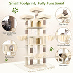 Globlazer Big Cat Tower for Indoor Cats, 80inch Cat Tower for Multiple Adult - Image 4