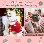 Christmas Dog Collar, Soft Winter Dog Collars - Image 2