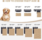 Smiry Waterproof Dog Bed Cover Blanket 82x120, Soft Reversible Pet Blanket - Image 6