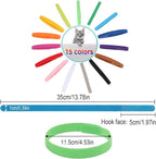 30 Pcs Puppy ID Collar Whelping Newborn Pet Collars Double-Sided Soft - Image 2