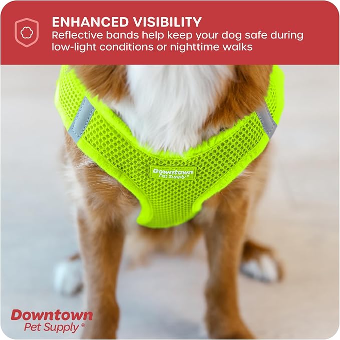 Downtown Pet Supply Step in Dog Harness No Pull, Atomic Yellow - Image 7