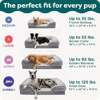 Furhaven Orthopedic Dog Bed for Large Dogs w/ Removable Bolsters & Washable - Image 6
