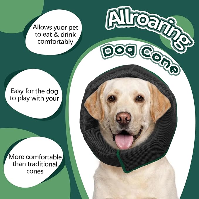 Dog Cone for Large Dogs After Surgery, Soft Dog Cone Collar for Dogs to Stop - Image 5