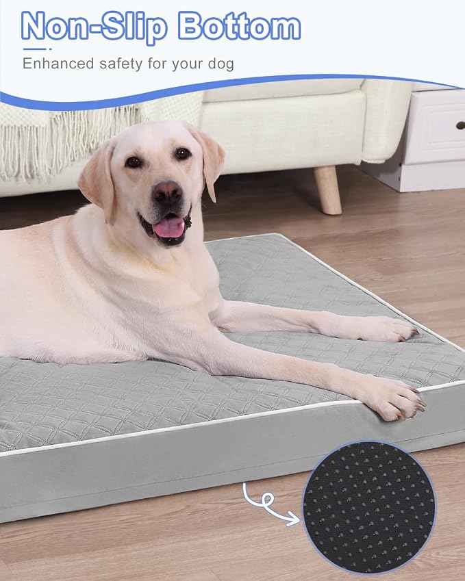 KSIIA Orthopedic Dog Bed for Crate Large Dog Bed XL - Image 6