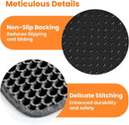 Jumbo Cat Litter Mat, 46x26 Inches Double Layer Honeycomb Litter Trapping Mat - Image 8