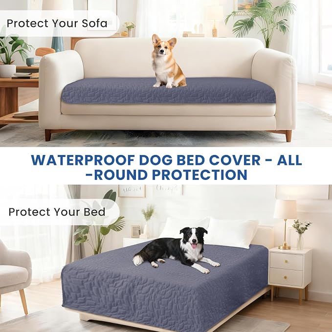 Waterproof Dog Bed Cover Pet Blanket, Soft Couch Cover - Image 7