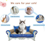 Luxury Cardboard Cat Scratcher Sofa Bed, Couch Shaped Cat Scratching Board - Image 7
