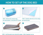 Orthopedic Memory Foam Bed for Large Dogs, Waterproof Cooling Pet Mats for Crate - Image 5