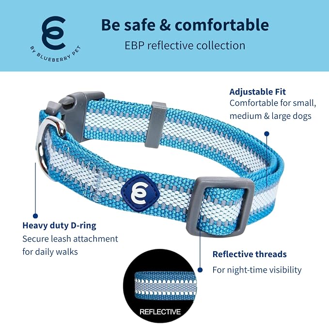 Blueberry Pet Essentials Matching Small Dog Collar | Adjustable Classic Solid - Image 2