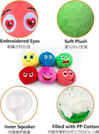 SCHITEC Squeaky Dog Toys, Soft Stuffed Plush Balls - Image 6
