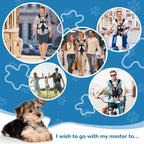 YUDODO Pet Dog Carrier Backpack Adjustable Dog Front Carrier, Legs Out Easy-Fit - Image 4