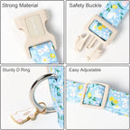 DOGWONG Easter Dog Collar-Cute Easter Rabbit Bunnies Egg Dog Collar, Adjustable - Image 3